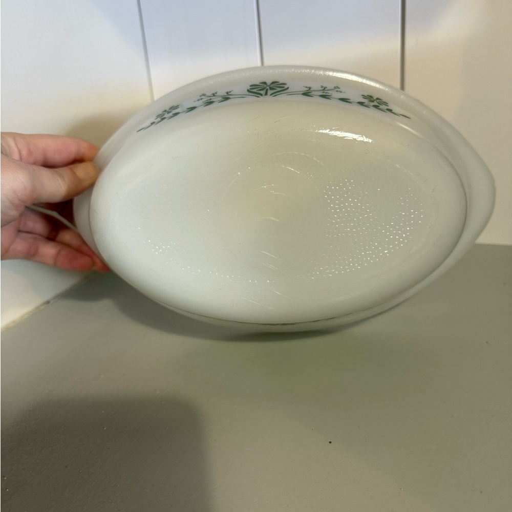 Vintage White Floral Baking Dish - Picture 3 of 7